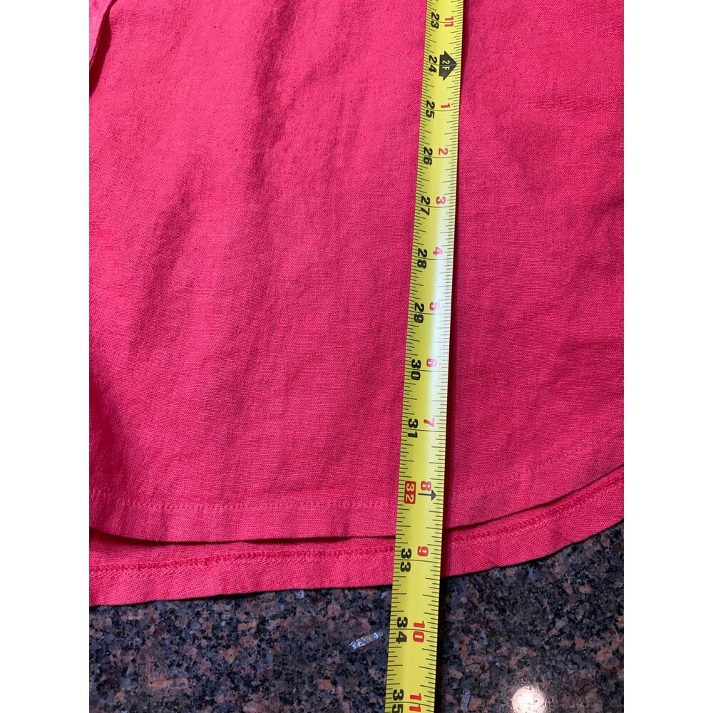 Universal Thread Women's Coral Short Romper Linen Blend Size XL - Picture 11 of 16